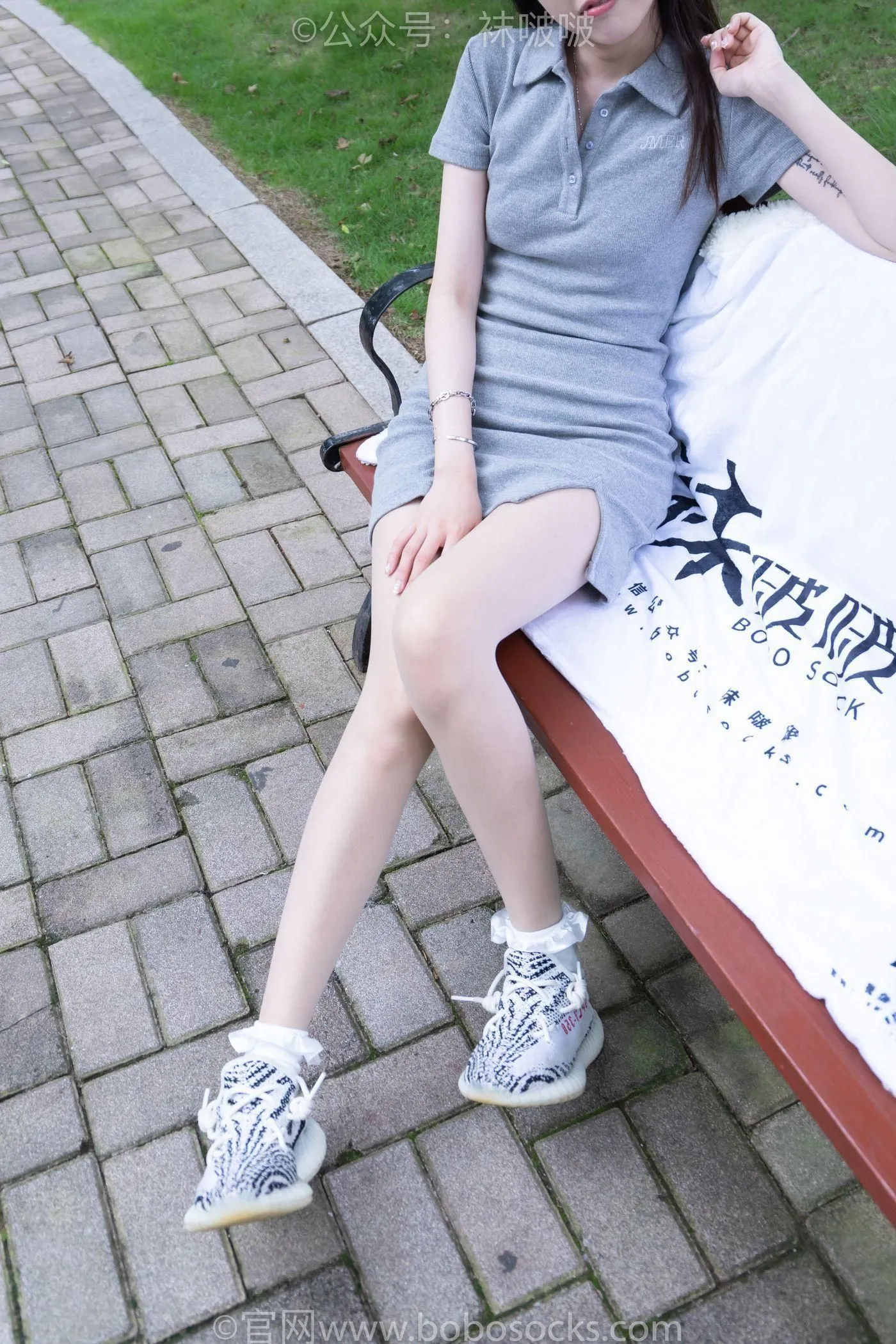 [BoBoSocks袜啵啵]NO.019 稚予-椰子、白棉袜、肉丝 [147P]插图9